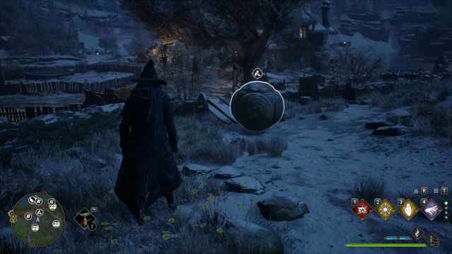 An image of a wizard and a ball in hogwarts legacy